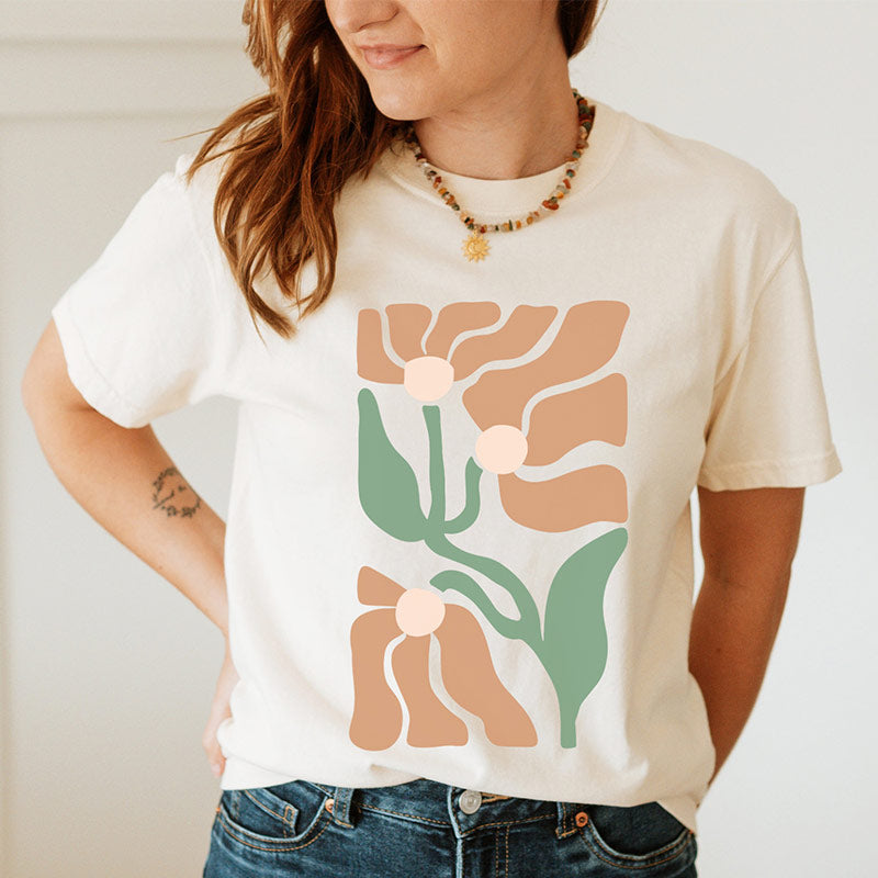 Wild Flower Trendy Aesthetic T-Shirt