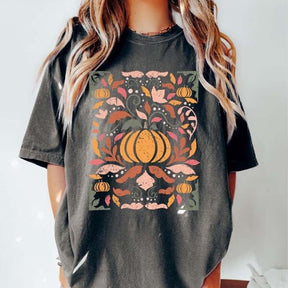 Boho Nature Fall Flowers T-Shirt