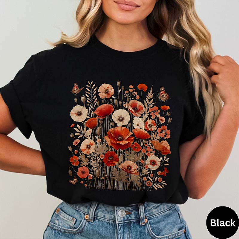 Wild Flower Person Gift T-Shirt