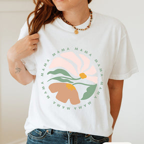 Floral Mama Botanical Soft Cotton T-Shirt