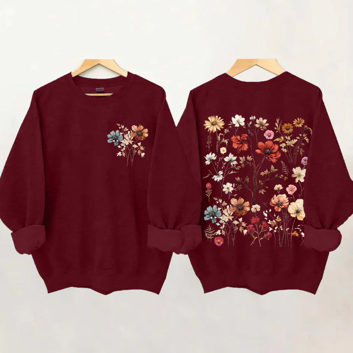 Vintage Wildflower Natural Lover Sweatshirt