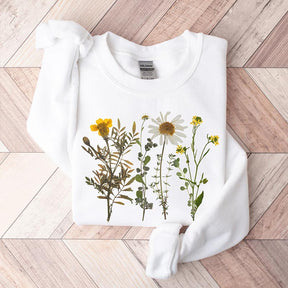 Vintage Botanical Wildflower Sweatshirt