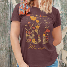 Mama Botanical Floral Gift T-Shirt