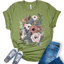 Women's Vintage Flower T-Shirt