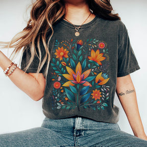 Boho Folk Art  Wildflower T-Shirt