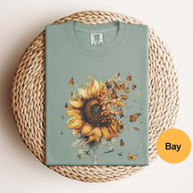 Sunflower Butterfly Love T-Shirt