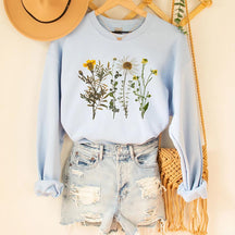 Vintage Botanical Wildflower Sweatshirt