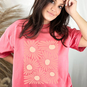 Daisy Flowers Floral T Shirt