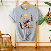 Boho Style Abstract Flower T-Shirt