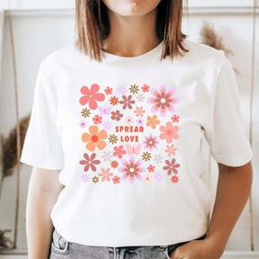 Spread Love Floral Wildflower T-Shirt