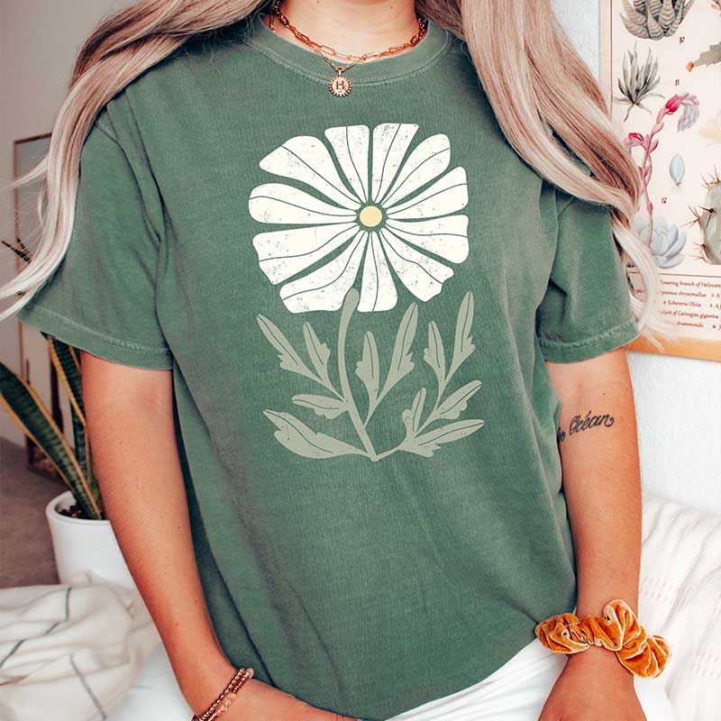 Daisy Flower Spring Floral T-Shirt