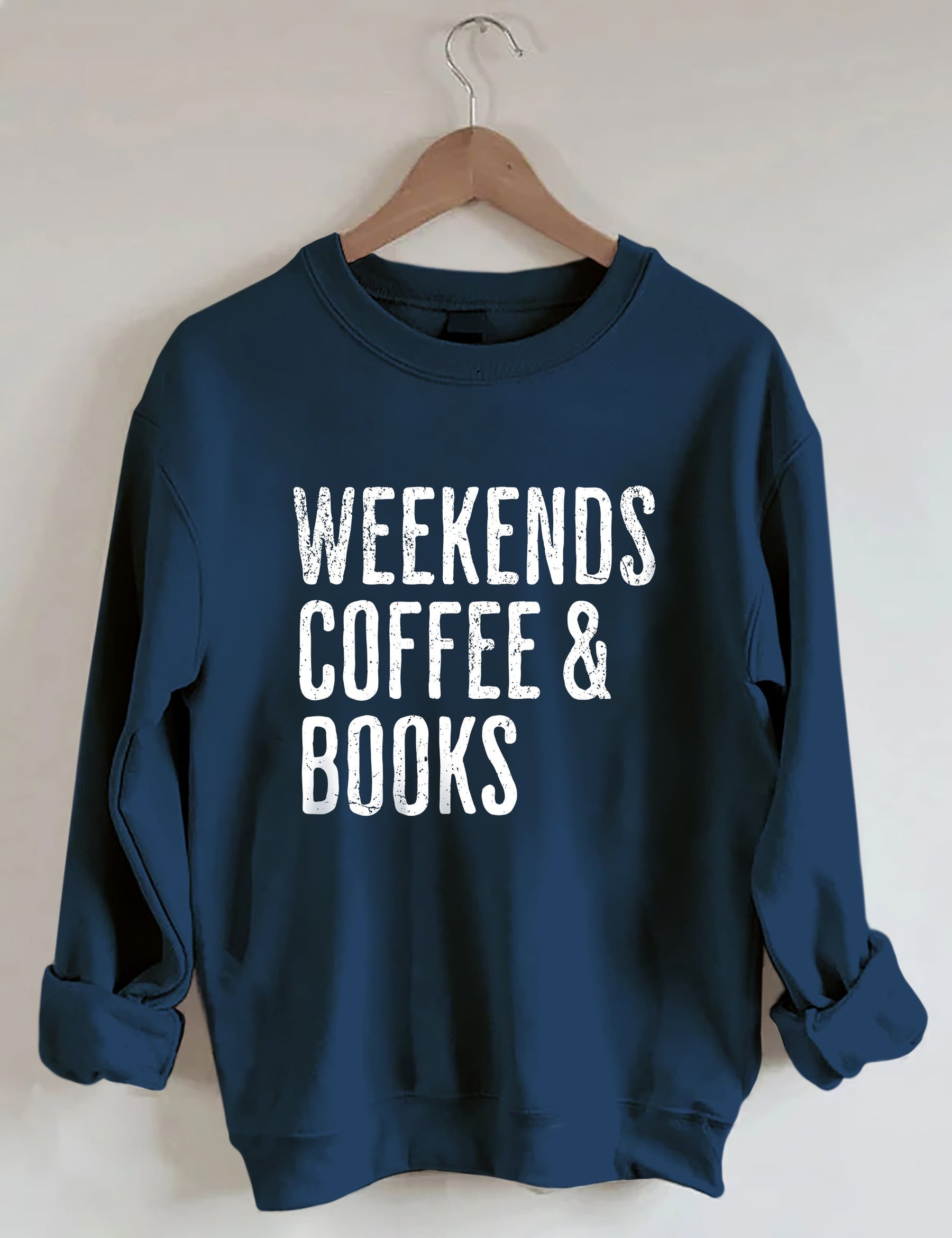 Weekends Coffee & Books Sweatshirt