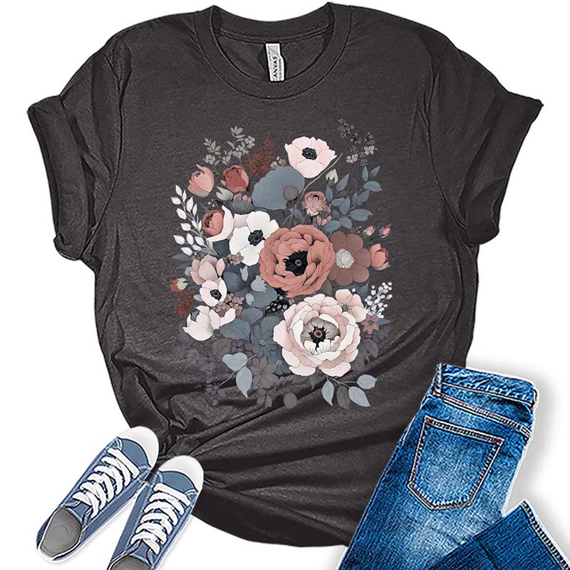 Women's Vintage Flower T-Shirt