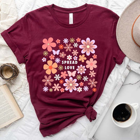 Spread Love Floral Wildflower T-Shirt