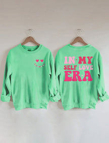 In My Self Love ERA 2-seitig bedrucktes Sweatshirt