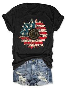 America Sunflower T-Shirt