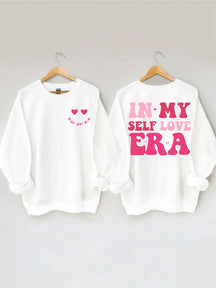 In My Self Love ERA 2-seitig bedrucktes Sweatshirt