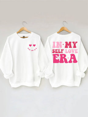 In My Self Love ERA Sweat-shirt imprimé recto-verso