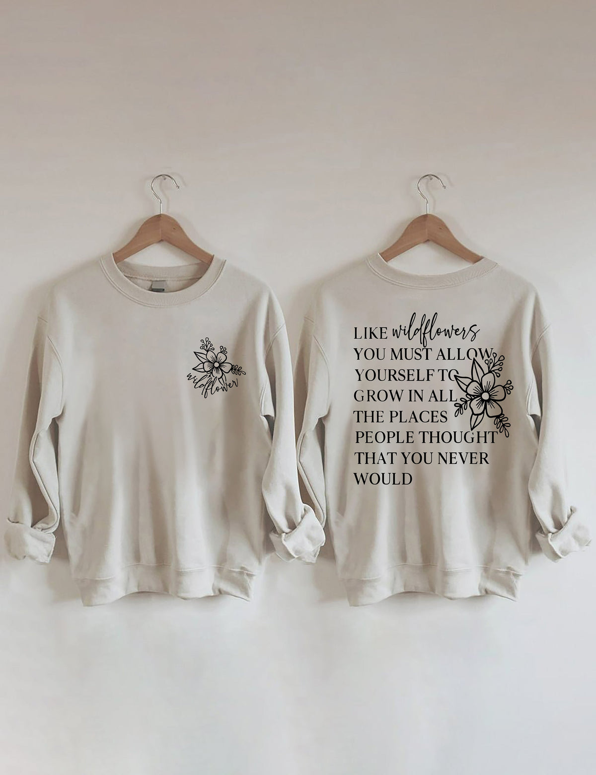 Wie Wildblumen-Sweatshirt 