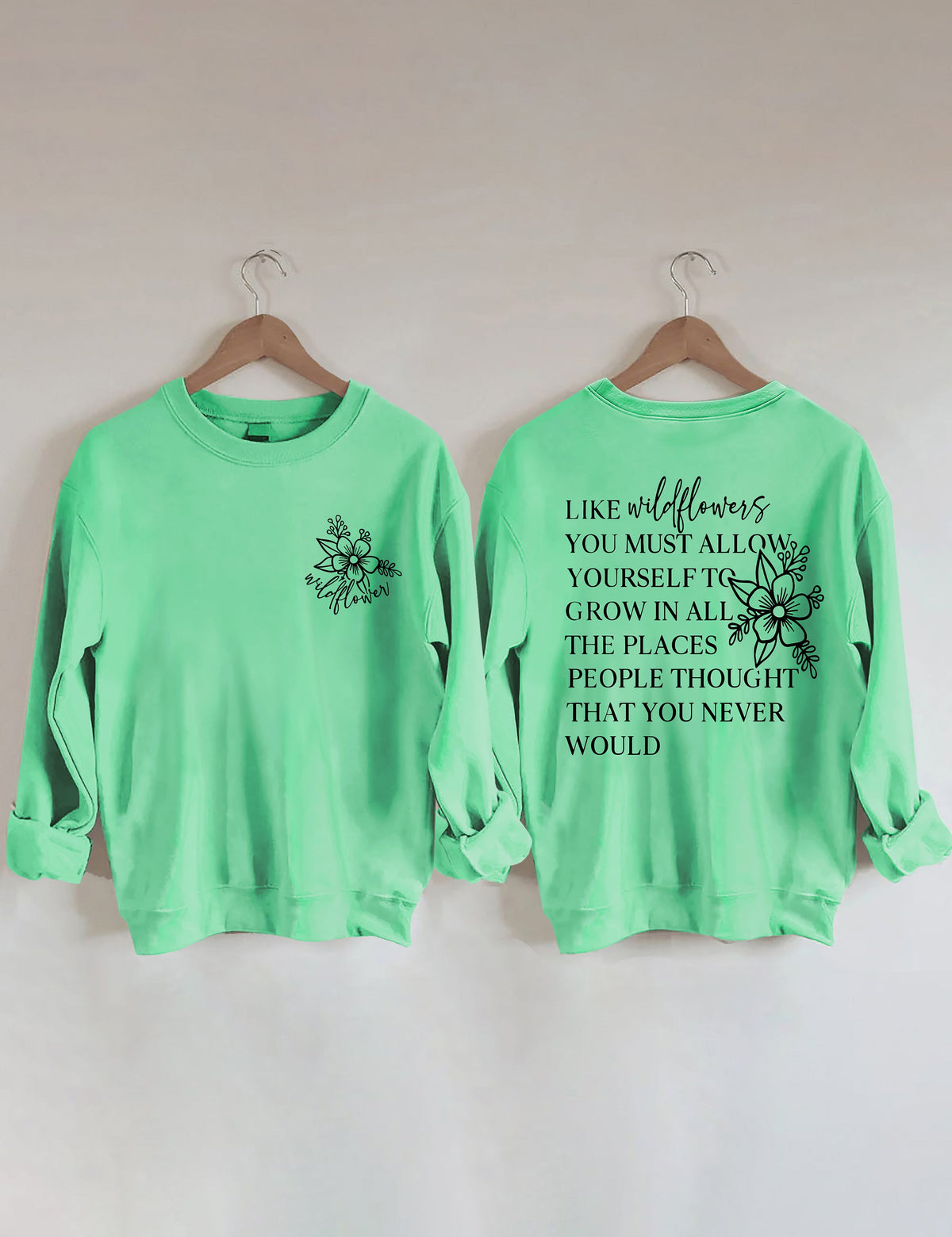 Wie Wildblumen-Sweatshirt 