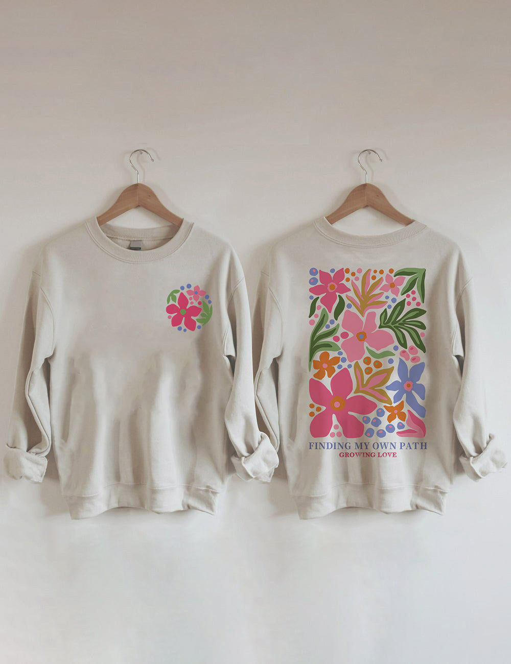 Finding My Own Path Blumen Sweatshirt