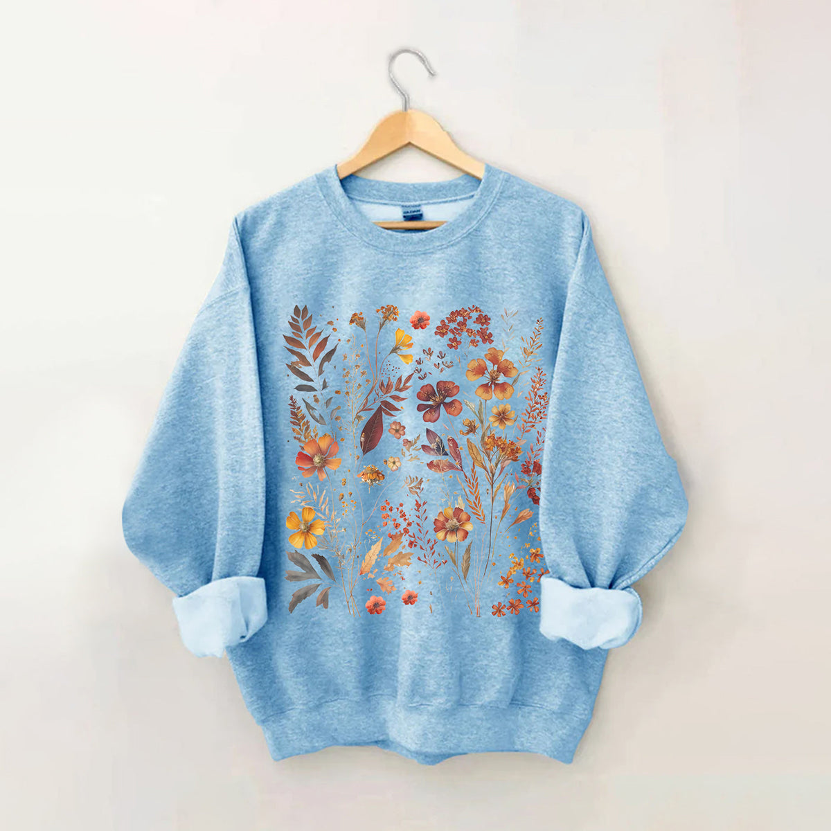 Vintage Wildblumen Gartenliebhaber Sweatshirt