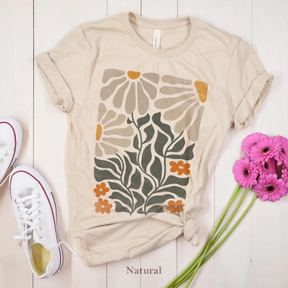 Fleurs Tshirt Boho Fleurs sauvages Tshirt