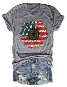 America Sunflower T-Shirt