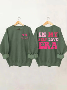 In My Self Love ERA Sweat-shirt imprimé recto-verso