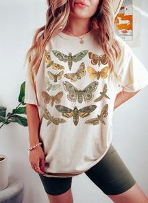 Comfort Colors Moth Goblincore Shirt Insektenshirt 