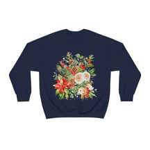 Vintage Pressed Flowers Boho Oversized Wildflowers Sweatshirt