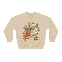 Vintage Pressed Flowers Boho Oversized Wildflowers Sweatshirt