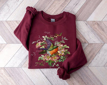 Vintage florales ästhetisches Sweatshirt 