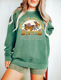 Monarchfalter Botanisches Sweatshirt Schmetterlingsliebhaber Geschenk 