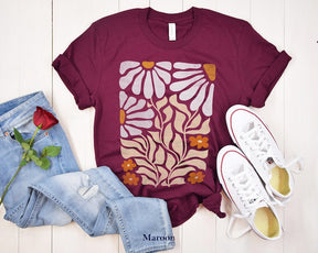 Fleurs Tshirt Boho Fleurs sauvages Tshirt