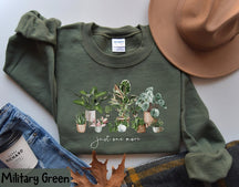 Plant Lady Sweatshirt Nur noch ein Pflanzen-Sweatshirt